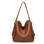 Stylish Women's Soft Leather Handbag Trio