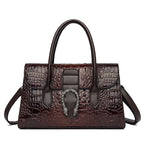 Luxury Genuine Leather Crocodile Handbag