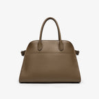 Pebbled Leather Shell Handbag Shoulder Crossbody