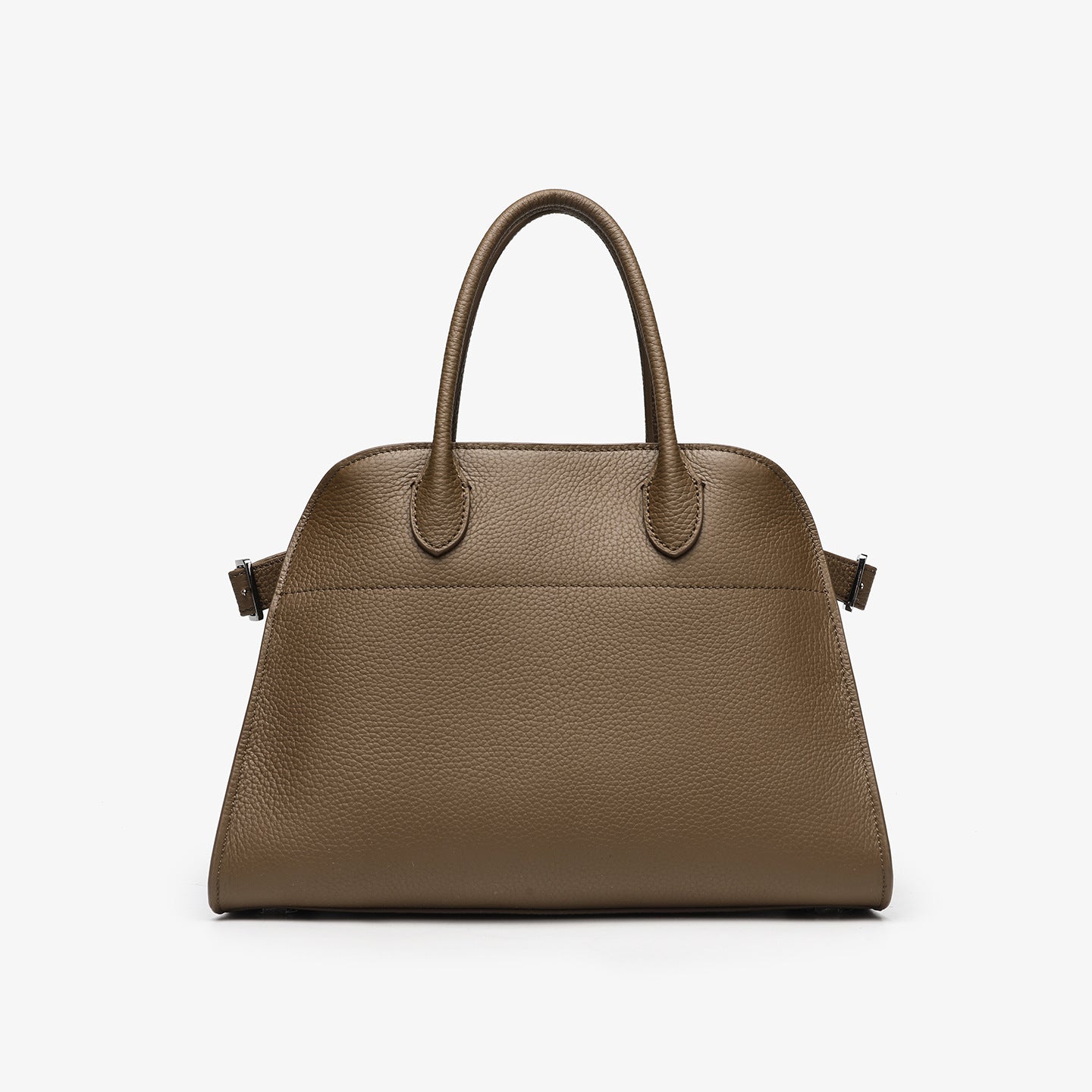 Pebbled Leather Shell Handbag Shoulder Crossbody