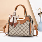 Elegant Monogram Women's Tote Handbag
