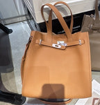 Premium Leather Tote Handbag Shoulder Crossbody