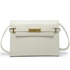 Black Genuine Leather Shoulder Bag Manhattan Style