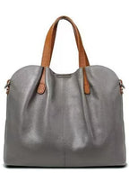 Soft Leather Large Capacity Shoulder Tote Bag