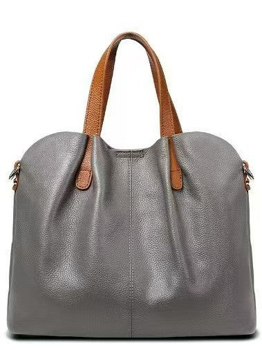Soft Leather Large Capacity Shoulder Tote Bag