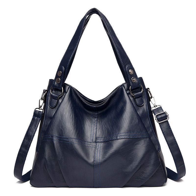 Women's Soft Leather Tote Shoulder Bag