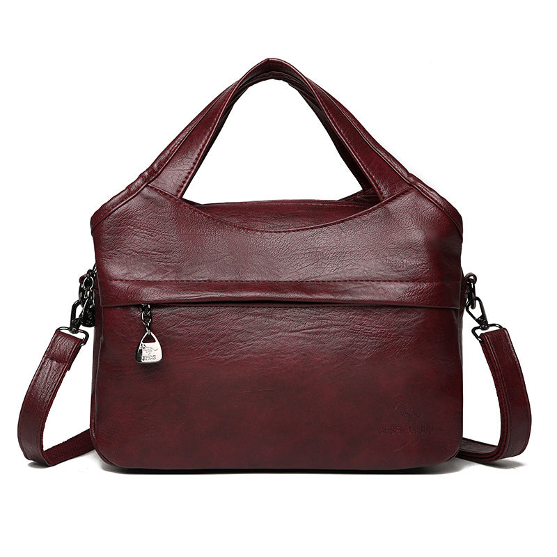 Soft Leather-like Women's Shoulder Crossbody Bag
