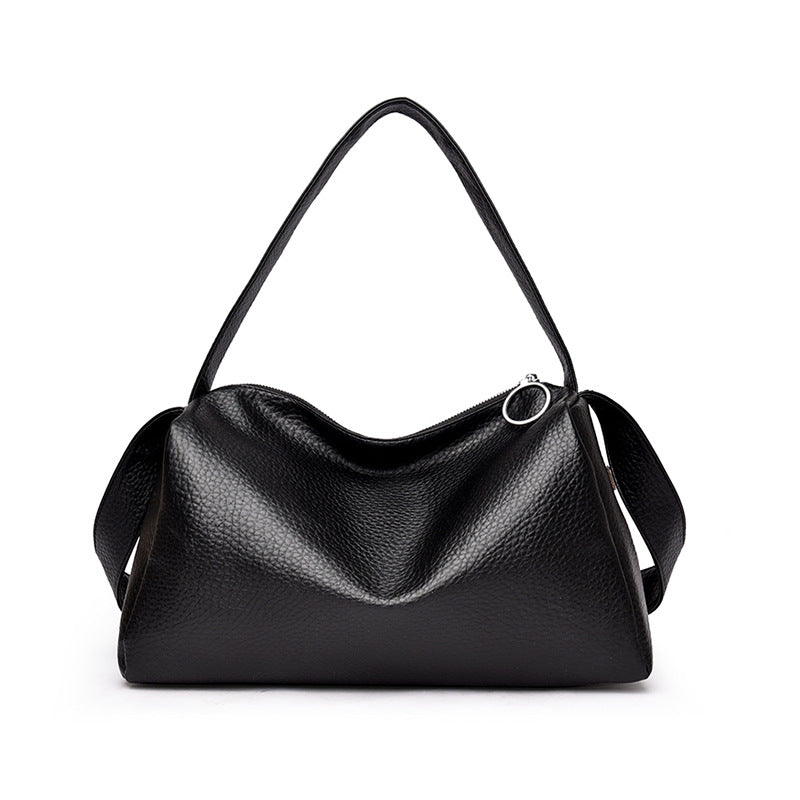 Soft Leather Large Capacity Shoulder Crossbody Bag