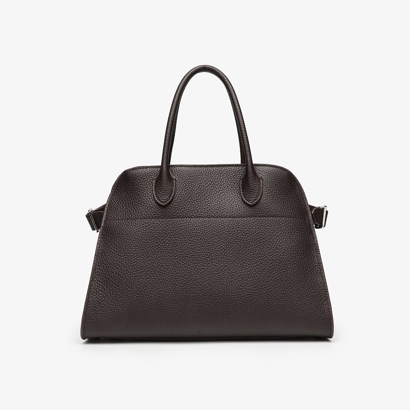 Pebbled Leather Shell Handbag Shoulder Crossbody