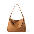 Ladies Cowhide Geometric Shoulder Crossbody Bag