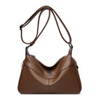 Soft Leather Lightweight Large Capacity Crossbody Bag