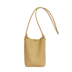 Lightweight Woven Bucket Crossbody Bag