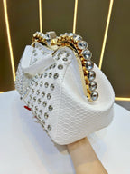 Women's Luxury Crystal Evening Clutch Bag