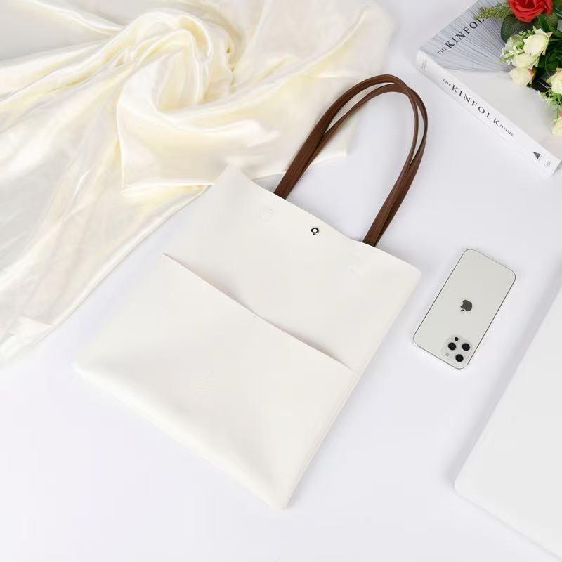 Women's Leather-Look Tote Bag Work School