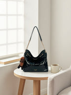 Chic Quilted Vegan Leather Shoulder Bag