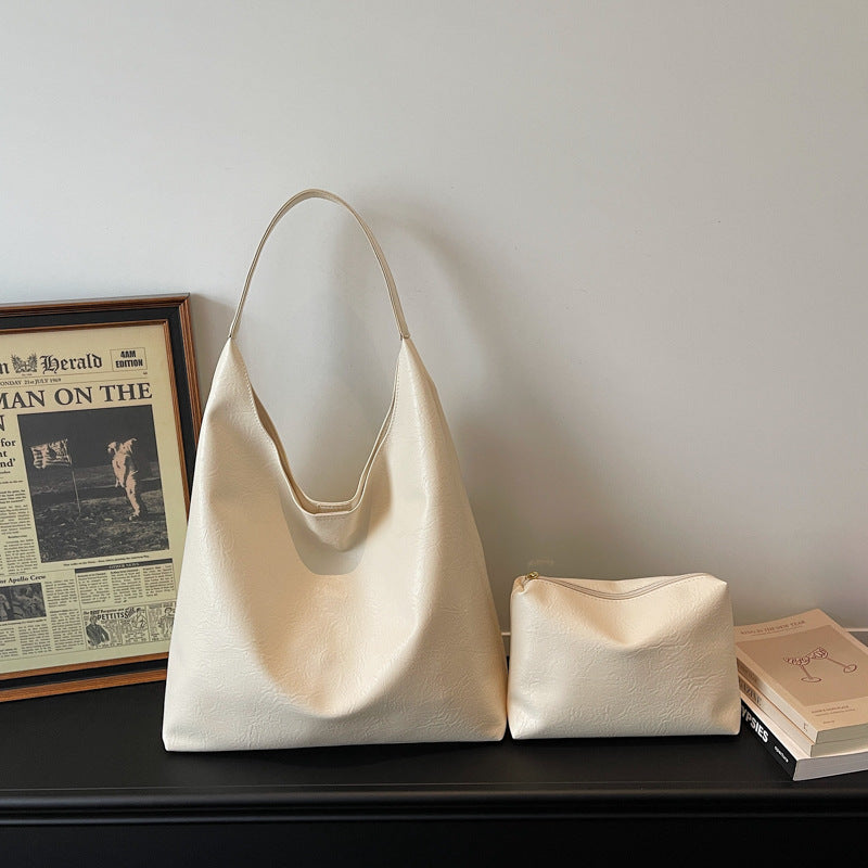 Soft Texture Women's Shoulder Tote Bag