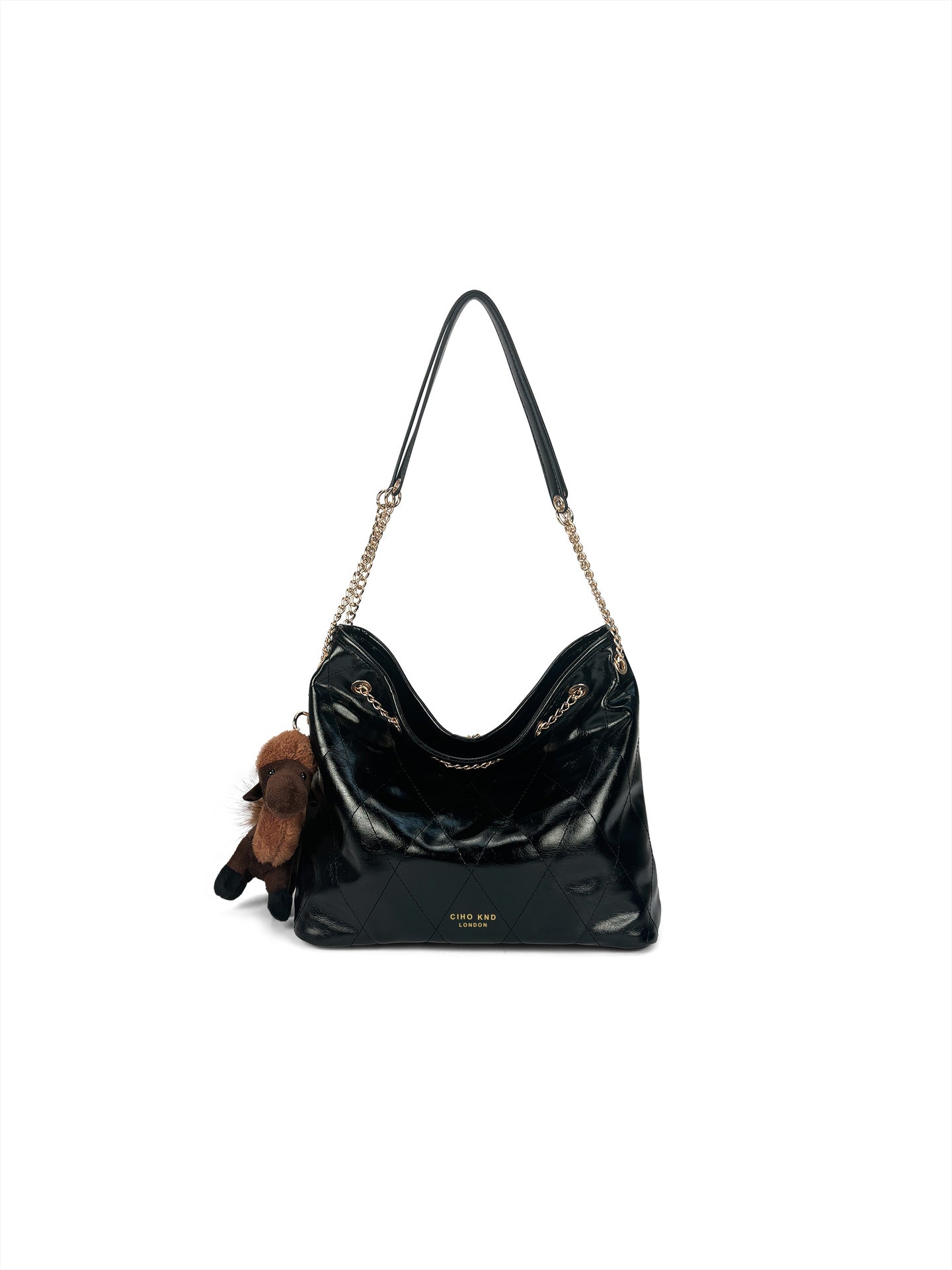 Chic Quilted Vegan Leather Shoulder Bag