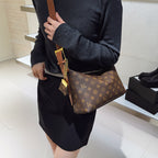 Fashion Printed Soft Leather Shoulder Tote Bag