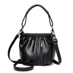 Women's Soft Material Crossbody Bucket Bag