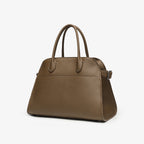 Pebbled Leather Shell Handbag Shoulder Crossbody