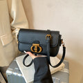 Stylish Faux Leather Crossbody Shoulder Handbag