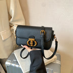 Stylish Faux Leather Crossbody Shoulder Handbag
