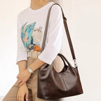 Large Capacity Soft Material Handbag Crossbody