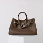Premium Leather Tote Handbag Shoulder Crossbody