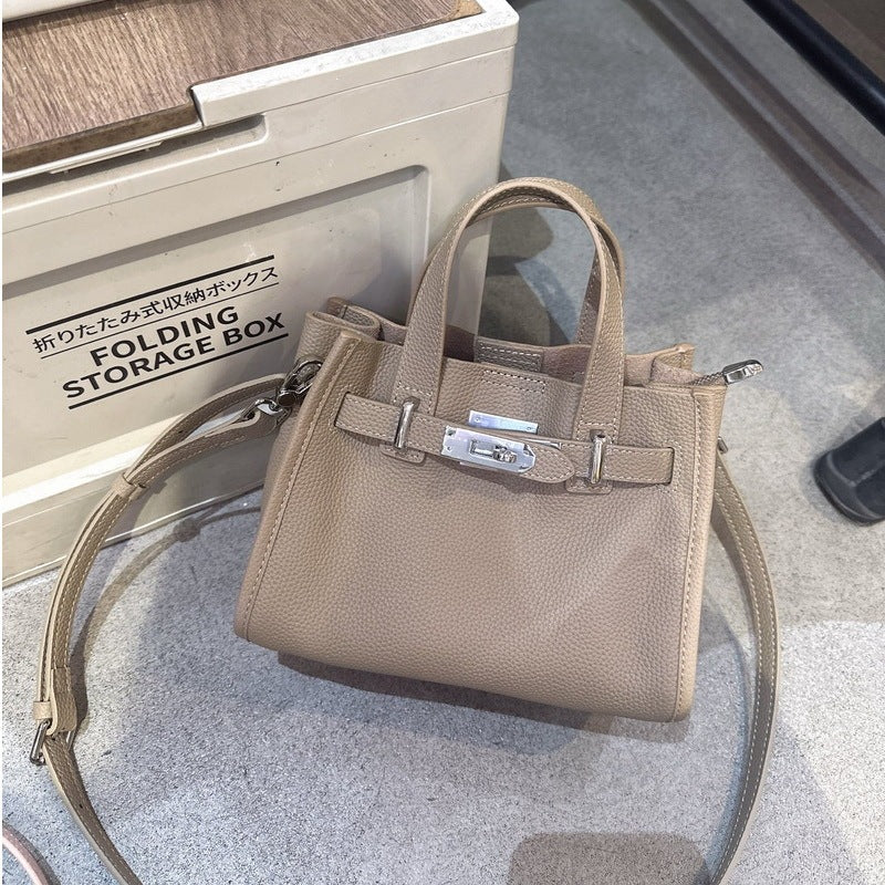 Premium Leather Tote Handbag Shoulder Crossbody