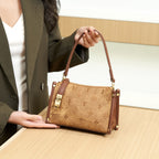 Women's Monogram Pattern Shoulder Crossbody Bag