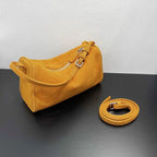 Top Grain Leather Cylindrical Crossbody Shoulder Bag