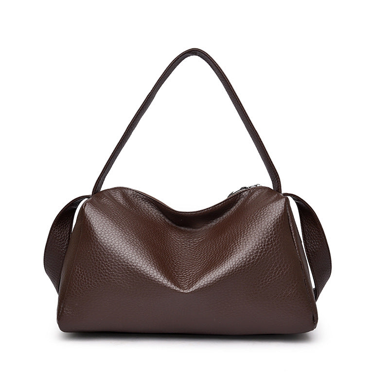 Soft Leather Large Capacity Shoulder Crossbody Bag