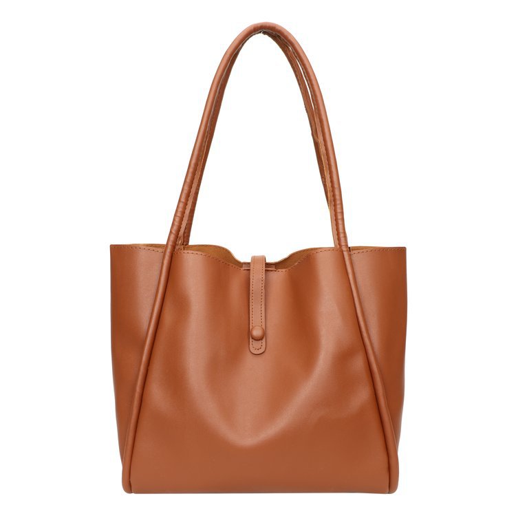 Elegant Faux Leather Large Capacity Tote Bag