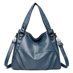 Women's Soft Leather Tote Shoulder Bag