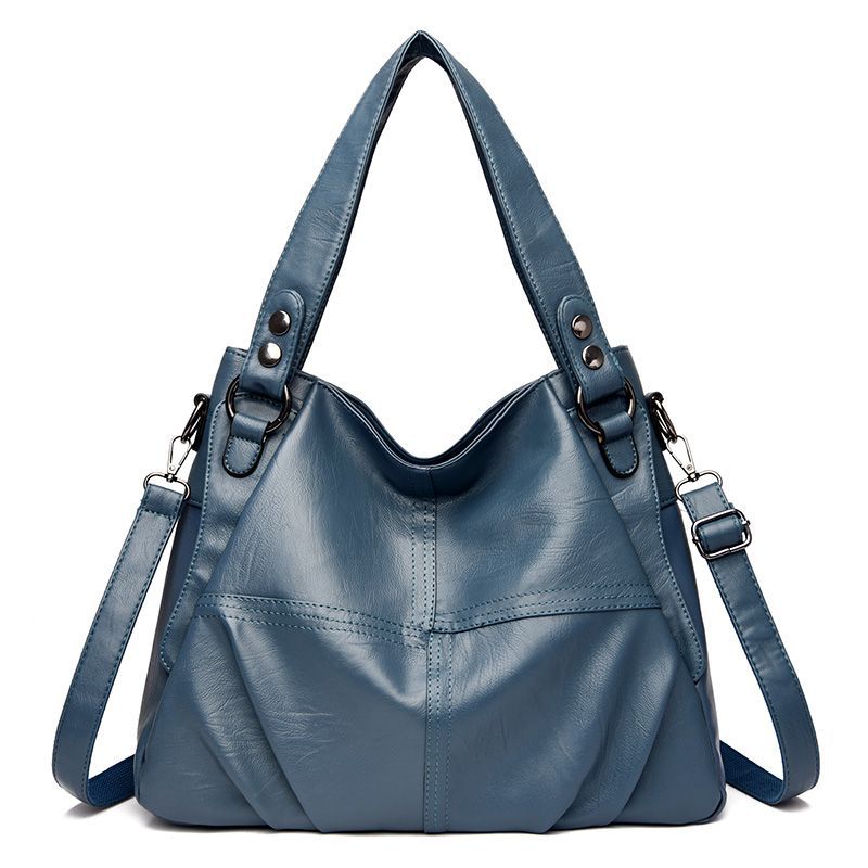 Women's Soft Leather Tote Shoulder Bag