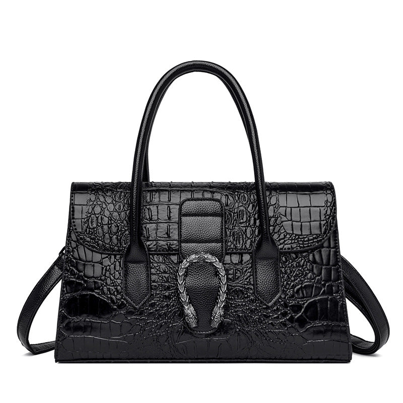 Luxury Genuine Leather Crocodile Handbag