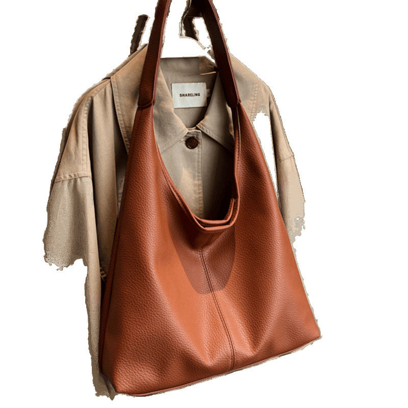 Women's Large Capacity Soft Shoulder Tote Bag