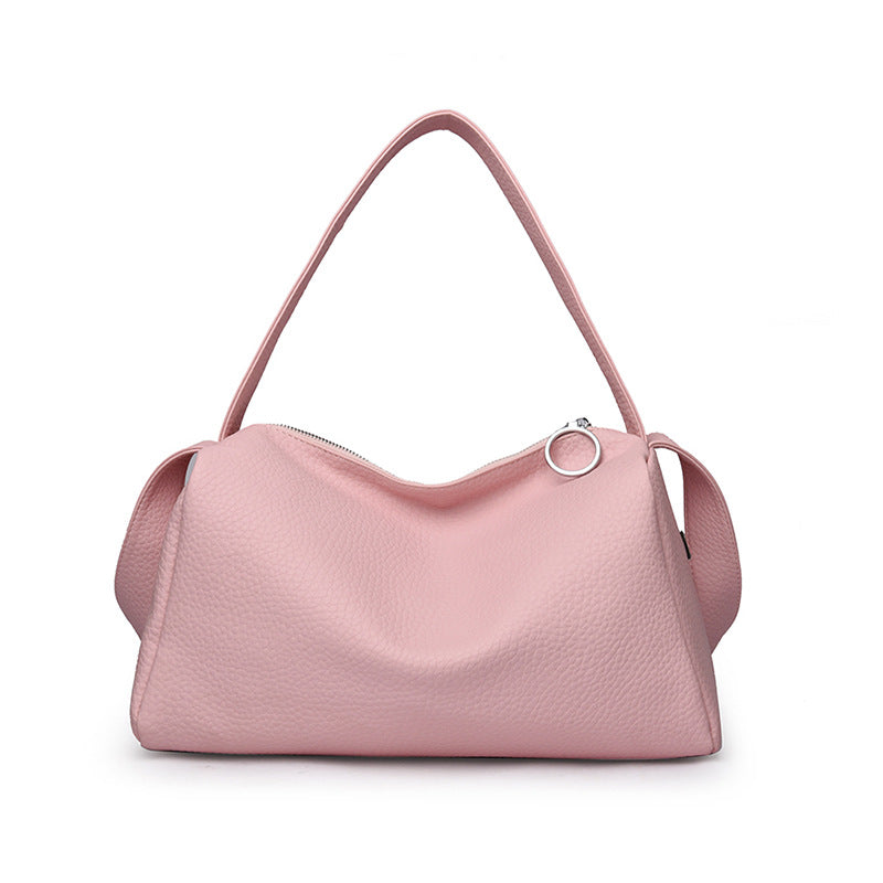 Soft Leather Large Capacity Shoulder Crossbody Bag