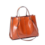 Genuine Leather Vintage Large Capacity Tote Bag