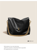 Premium Leather Large Crossbody Tote Bag