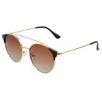 ANTEQUERA | Women Round Polarized Point Tip Cat Eye Fashion Sunglasses Circle