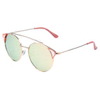ANTEQUERA | Women Round Polarized Point Tip Cat Eye Fashion Sunglasses Circle