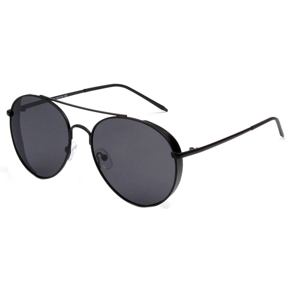 BAZA | Classic Cover Polarized Mirrored Shield Aviator Sunglasses