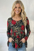 Scarlet Meadow Babydoll Blouse