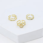 Regal Radiance Ring Set