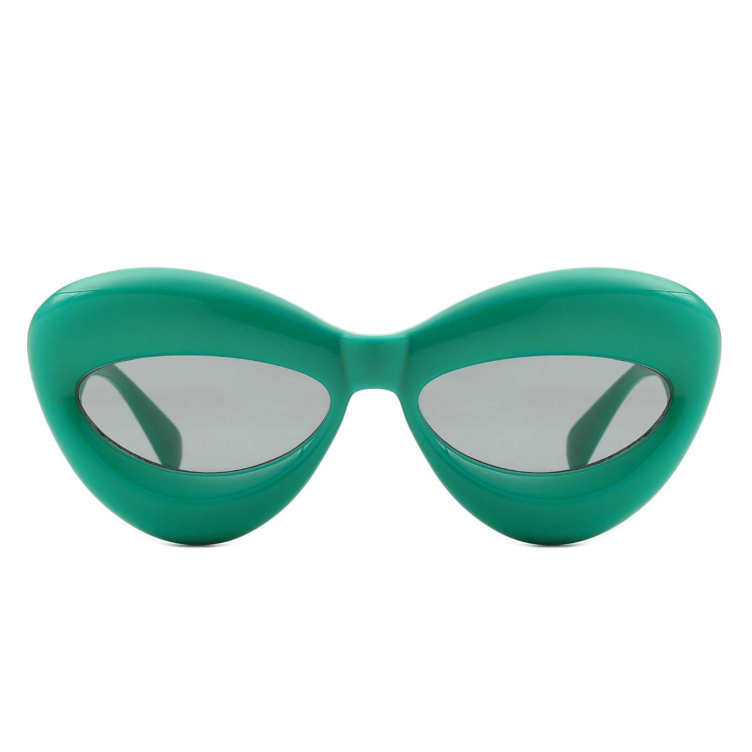 Vexa - Fashion Trendy Cat-eye Thick Frame Sexy Lip Sunglasses