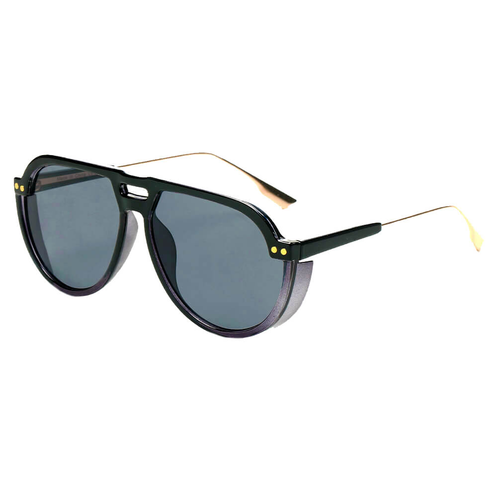 KRAKOW | Modern Round Carrera Style Aviator Fashion Sunglasses