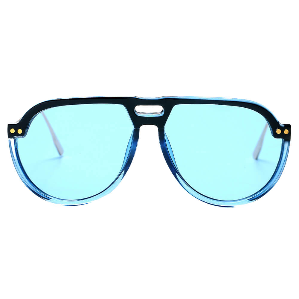 KRAKOW | Modern Round Carrera Style Aviator Fashion Sunglasses