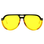 KRAKOW | Modern Round Carrera Style Aviator Fashion Sunglasses