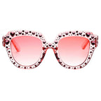 OCALA | Women Round Cat Eye Rhinestone Fashion Sunglasses